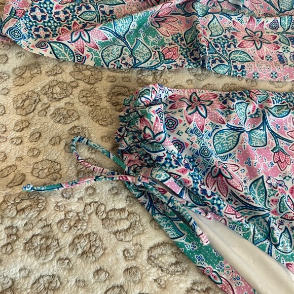 NWT  Women’s Plus Size 22W floral tankini Swim Set - Picture 3 of 10